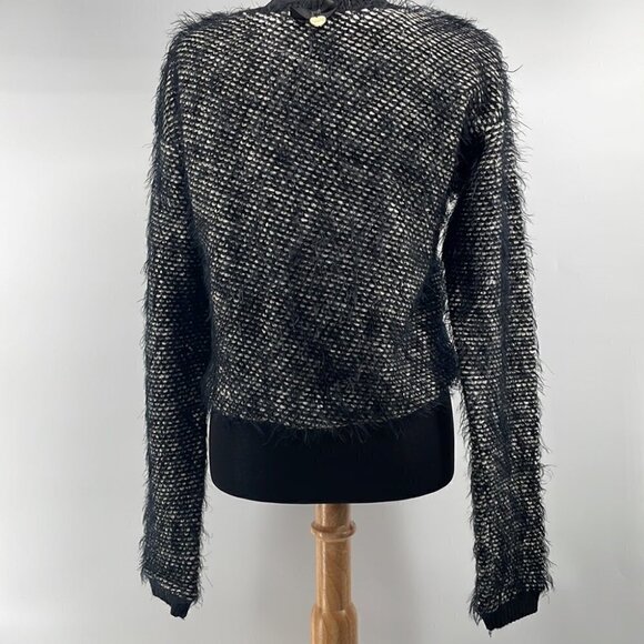 Silvian Heach button front cardigan wool blend snap closures sz m career event - Picture 11 of 11